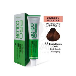 Pro Color Tinte Sin Amoniaco 6.5 Rubio Oscuro Caoba 70 g
