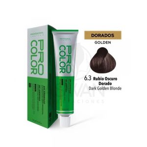 Pro Color Tinte Sin Amoniaco 6.3 Rubio Oscuro Dorado 70 g