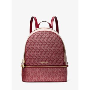 Michael Kors Mochila Rhea con logotipo metálico de la firma | Cereza