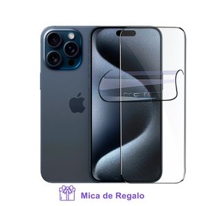 Apple iphone 15 Pro 128Gb Esim Azul  Excelente Reacondicionado con Mica Hidrogel