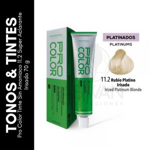 Pro Color Tinte Sin Amoniaco 11.2 Super Aclarante Irisado 70 g