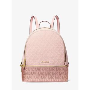Michael Kors Mochila Rhea con logotipo metálico de la firma | Powder Blush