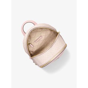 Michael Kors Mochila Rhea con logotipo metálico de la firma | Powder Blush