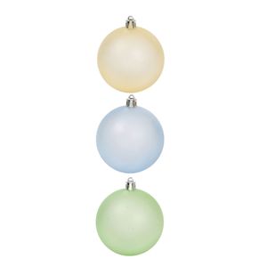 Set De Bolas 3 Piezas Statement Transparente 8 Cm