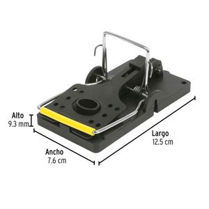 Trampa  Ratonera 5pulg plástico , Pretul