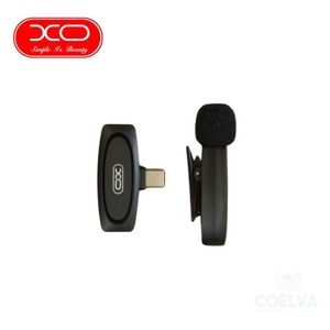 Micrófono de Cuello XO-MKF08A Inalámbrico de Celular Tipo C - Negro