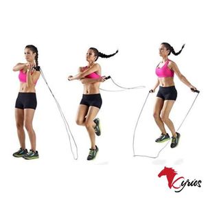 Salta Soga De PVC Con Contador Color Naranja