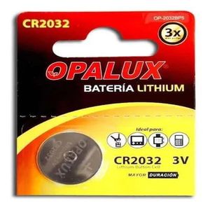 PILAS LITHIUM CR2032 3V OPALUX PACK X 5 BLISTER