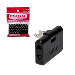 Adaptador Enchufe Triple Giratorio XD-608-FBK OPALUX