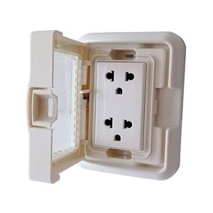 Tomacorriente Idrobox + Dado Toma Doble BMWP138TRWH OPALUX