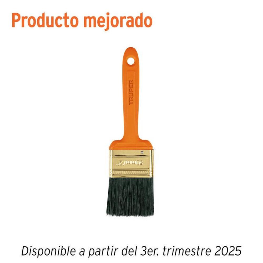 Brocha profesional de 2 con mango de plástico Truper - 14483 - Real Plaza