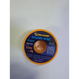 Rollo De Estaño 60 40 Mechanic 40gr 03mm