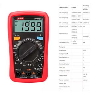 Multímetro digital UNI-T UT-33C+