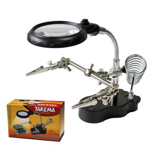 Soporte Con Lupa Para Circuitos Takema ZD-126-2