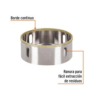 Broca sierra diamante 4 borde continuo Truper17139