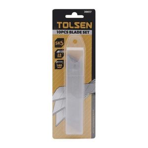 Repuesto de cuchillas para cortar 10 pcs 25×140 mm TOLSEN - 30017