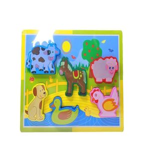 ROMPECABEZA ALTO RELIEVE DE ANIMALITOS  DE LA GRANJA