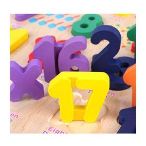 Rompecabezas de alto relieve 1 al 20 / ingles - español