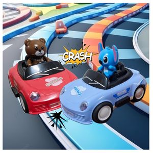 Carritos Chocones Stitch y Osito con dos controles