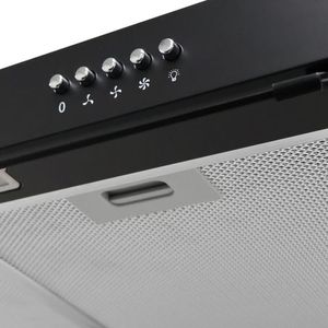 Campana Extractora Nyx 60cm Negra Sole TURE96CO