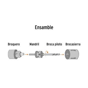 Brocasierra bimetálica 3-12 Truper Expert - 14717