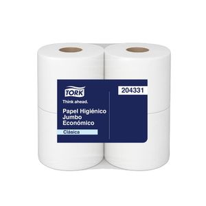 Papel Higiénico Jumbo Tork® Económico 4x500mts