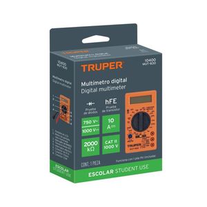 Multímetro Digital Escolar Truper Mut-830 - 10400