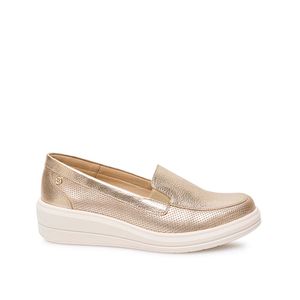 Zapato Slip On Casual WIL-2627 Dorado Viale Cuero