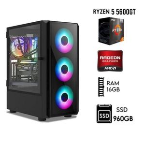 Computadora PC  GAMER RYZEN 5 5600GT  3.2Ghz RAM 16GB  DISCO SOLIDO SSD 960GB