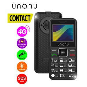 Celular Unonu Contact 4G, Pantalla de 1.77",Bateria 1000 mAh, Radio FM