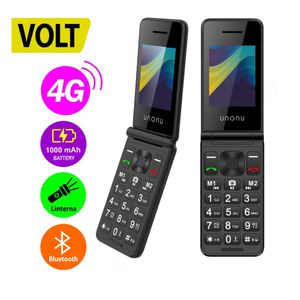 Celular Unonu Volt Tapa  4G, Pantalla de 2.4",Bateria 1000 mAh, Radio FM