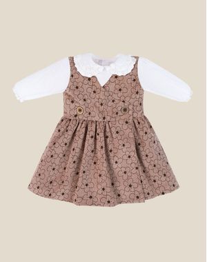 VESTIDO CORD CRUZ C-BLUSA MOTITA