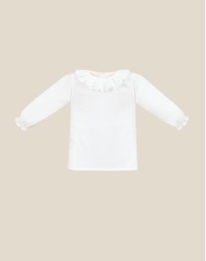 BLUSA CORRUGADA ESTAMPADO FLORES