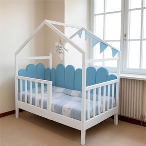 Cama Montessori Festi Azul Acero Plaza y Media + Armado Gratis