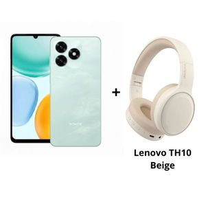 HONOR X5C PLUS Cyan 4GB 128 GB 50 MP + Lenovo TH10 Beige