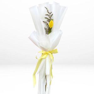 1 Tulipan amarillo - Flores amarillas - Ramo de flores