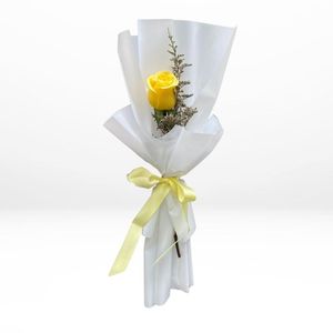 1 Rosa amarilla  - Flores amarillas - Ramo de flores