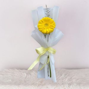 1 Gerbera amarilla - Flores amarillas -  Ramo de flores