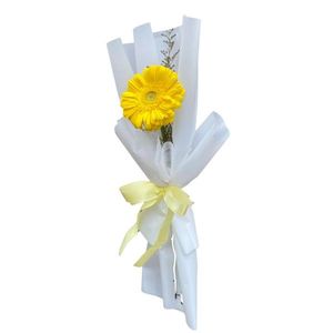 1 Gerbera amarilla - Flores amarillas -  Ramo de flores