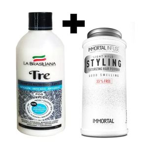 Pack Shampoo Capilar Tre + Polvo Texturizador Styling