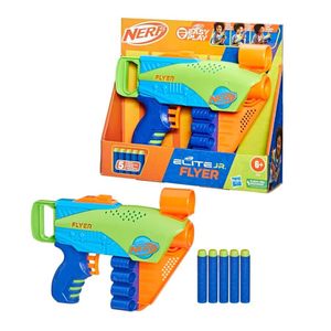 Lanzador Nerf Elite Junior Flyer con 5 Dardos