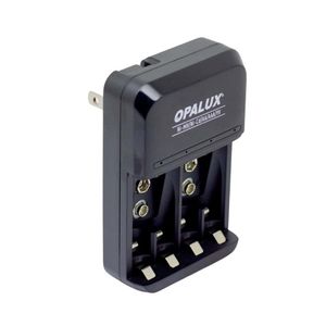 Cargador de Pilas AA AAA 9V OP-BC8021 OPALUX