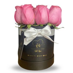 Box Clasico 12 Rosas Rosadas -  Box Floral
