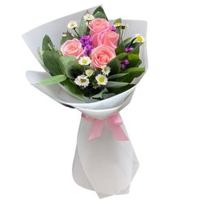 Mini Ramo Amar - Rosas Rosadas