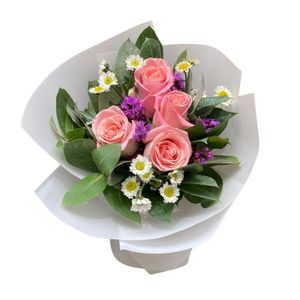 Mini Ramo Amar - Rosas Rosadas