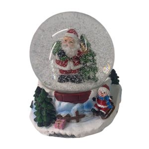 Bola De Nieve Santa Arbol 6.5 cm