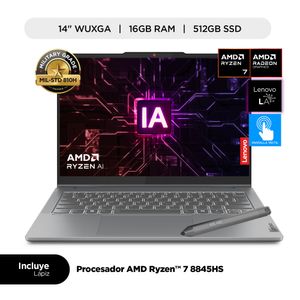 Notebook LENOVO IP5 2-en-1 14AHP9 14" AMD Ryzen 7 (8000 series) 16GB 512GB SSD