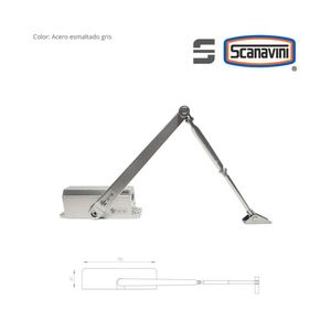 Brazo Hidráulico DT-63 Puertas 45 a 65 kg.