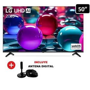 Televisor LG 50" UHD 4K ThinQ AI 50UA7300PSB + Antena Digital