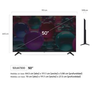 Televisor LG 50" UHD 4K ThinQ AI 50UA7300PSB + Antena Digital